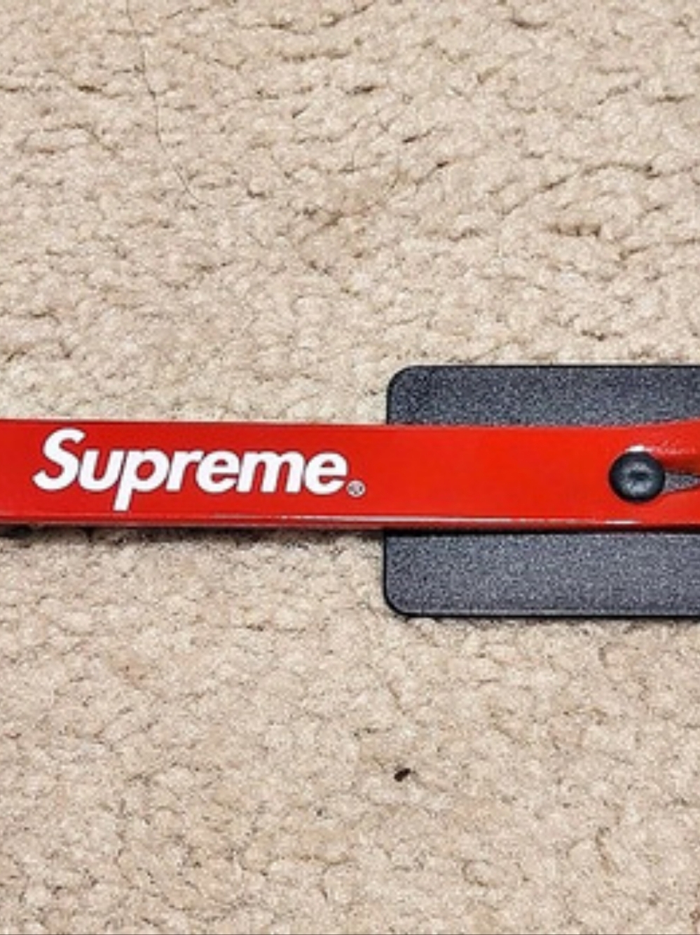 Supreme Hultafors Tools Mini Pry Bar Red Strap Accessory NWT